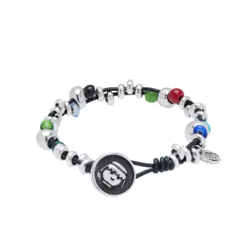 Pulsera playmobil hippie cara click