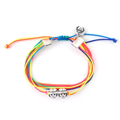 Pulsera joya Playmobil en colores cilck ella y ella