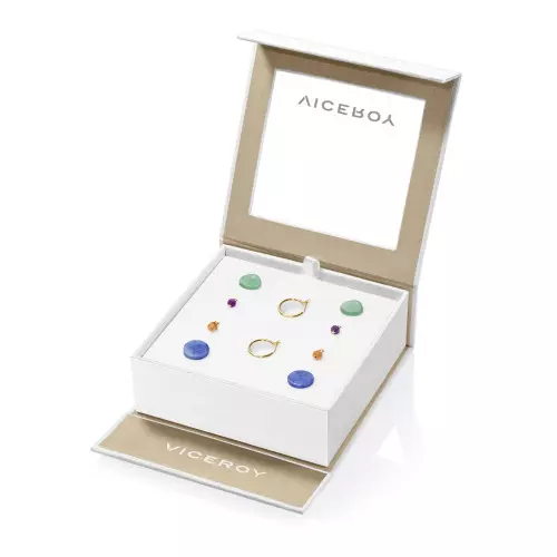 Viceroy pack pendientes aro 3024k100-49 plata dorada mujer