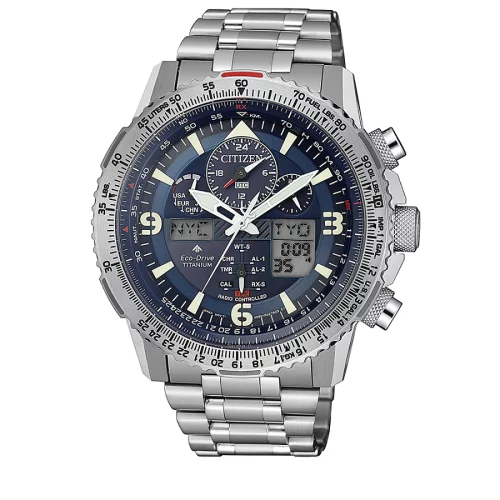 Reloj Citizen jy8100-80l super pilot radiocontrolado titanio