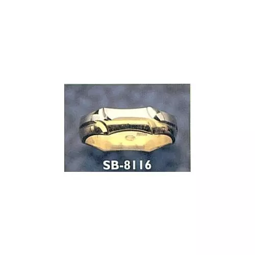 Alianza oro bicolor dos oros 18 kilates Europa SB-8116
