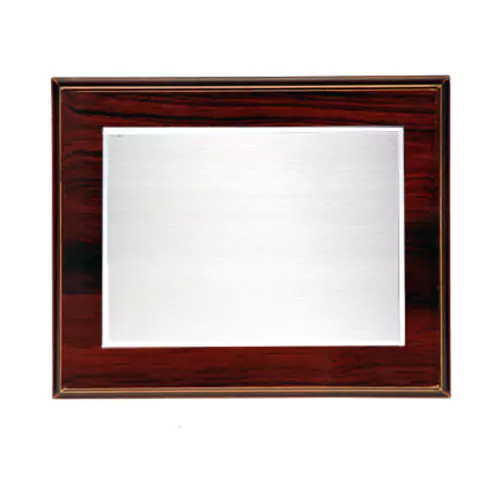 Placas de plata 21x15 cm exterior 14x10 cm plata Ref: p-1004