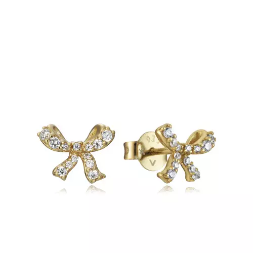 Viceroy pendientes lazo 61078e100-36 plata dorada mujer