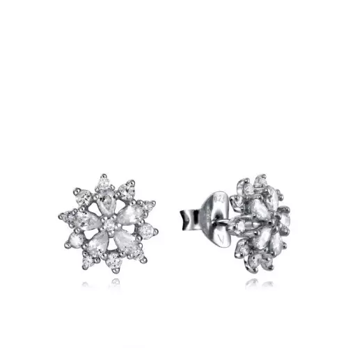 Viceroy pendientes 7133e000-38 plata mujer flor