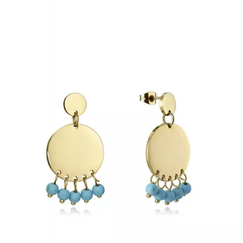 Pendientes Viceroy 1340e01012 cuelgan perlas azules mujer