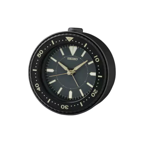 Reloj Seiko despertador QHE207K negro dorado