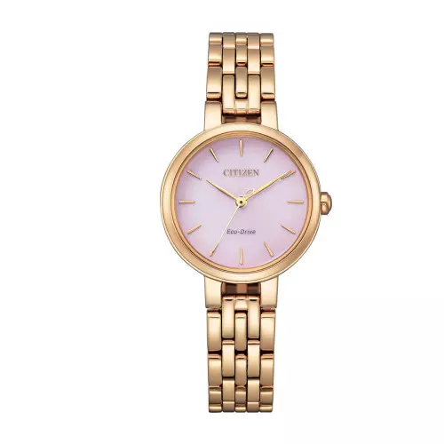 em0993-82x Citizen mujer reloj dorado zafiro