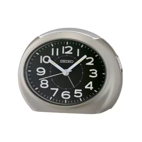 Reloj Seiko despertador qhe193n gris