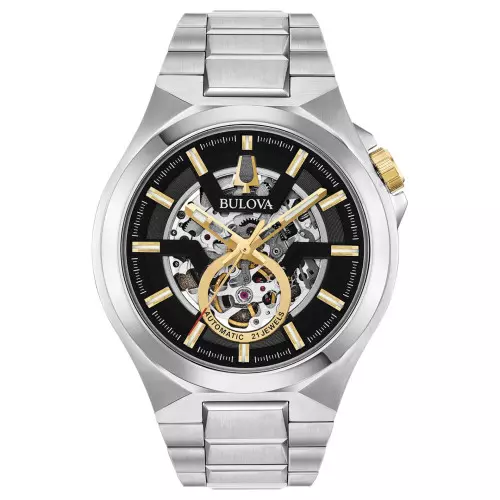 Reloj Bulova 98a224 automatico esqueleto hombre