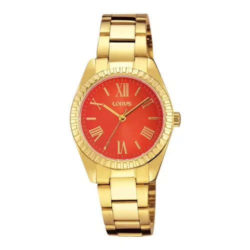 Reloj Lorus RG232KX9 dorado naranja mujer