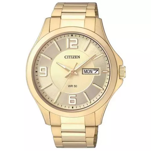 Reloj Citizen BF2003-50P dorado cuarzo hombre