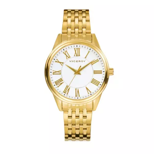 Reloj Viceroy 401072-03 acero dorado mujer
