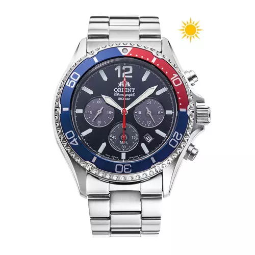 Reloj Orient RA-TX0201L10B crono pepsi solar