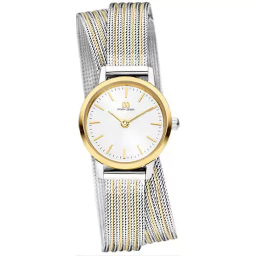 Reloj Danish Design Q1268IV85 milanesa bicolor larga mujer 22 mm