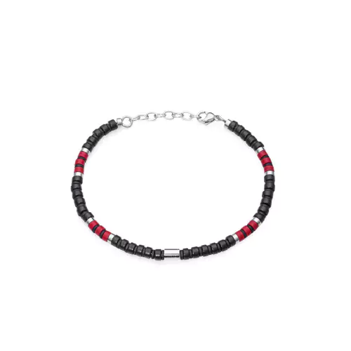 Pulsera Viceroy 14021P09010 piedras rojo negro hombre