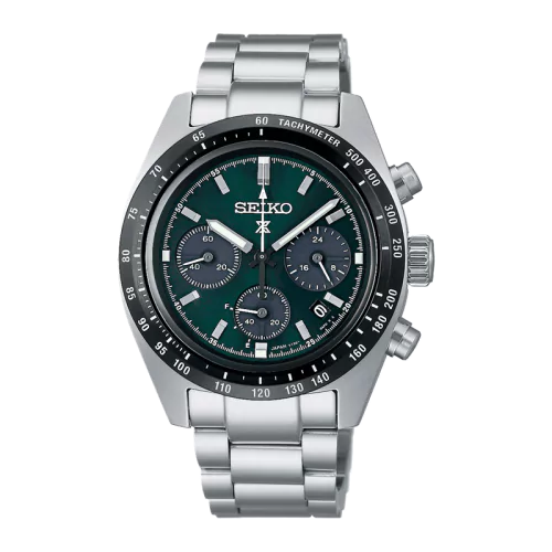 Reloj Seiko SSC933P1 Prospex Speedtimer Solar Chrono verde