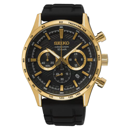 Reloj Seiko SSB446P1 Neo Sports dorado cronógrafo hombre