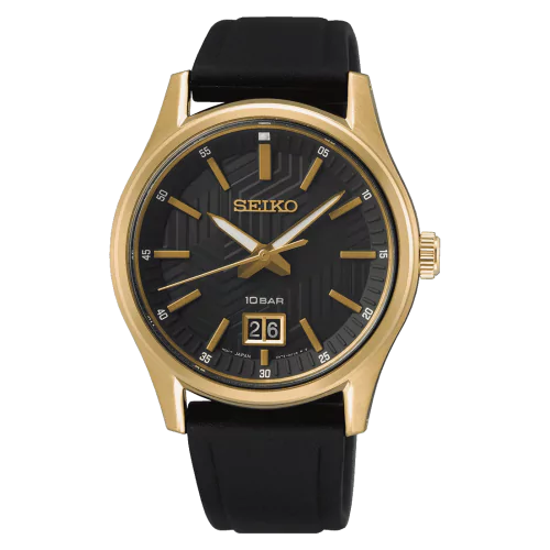 Reloj Seiko SUR560P1 Neo Sports dorado calendario grande hombre