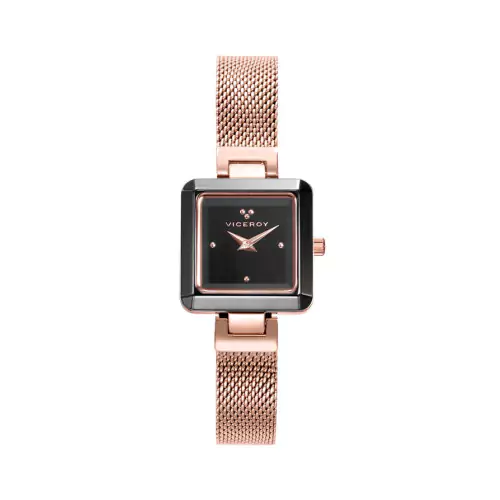 Reloj Viceroy cuadrado rosa 401182-57 ceramica mujer