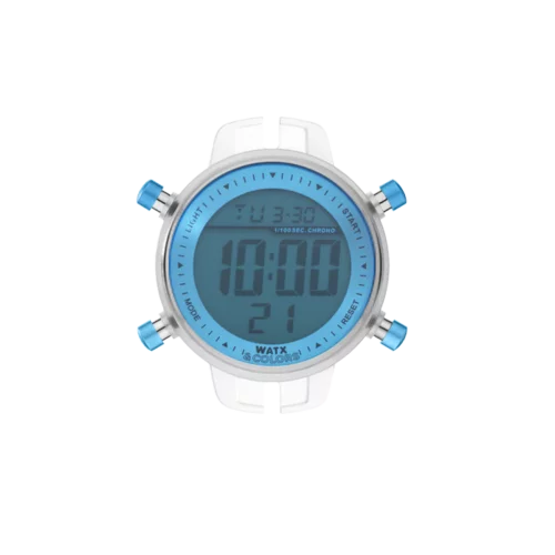 Reloj Watx maquinaria rwa1004 digital azul 43mm