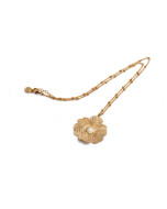 Viceroy colgante flor 1175c100-06 joyas plata chapada oro mujer