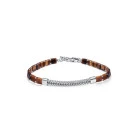 Viceroy pulsera 13257P000-44 plata piedras naturales marron