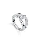 Viceroy anillo 71010a012-38 plata mujer