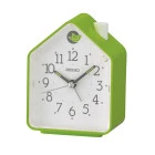 Reloj Seiko QHP010M despertador casita verde canto pajaros
