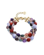 Viceroy pulsera 14276P01019 dorado piedras naturales colores mujer