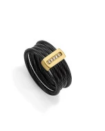 Viceroy anillo 15194A01410 acero negro mujer
