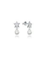 Viceroy pendientes 71046e000-68 plata estrella perla mujer