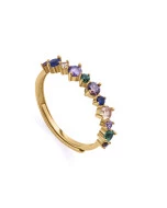 Viceroy anillo 13097a013-39 plata dorada multicolor mujer