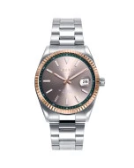 Reloj Viceroy 42439-97 acero bicolor esfera gris hombre