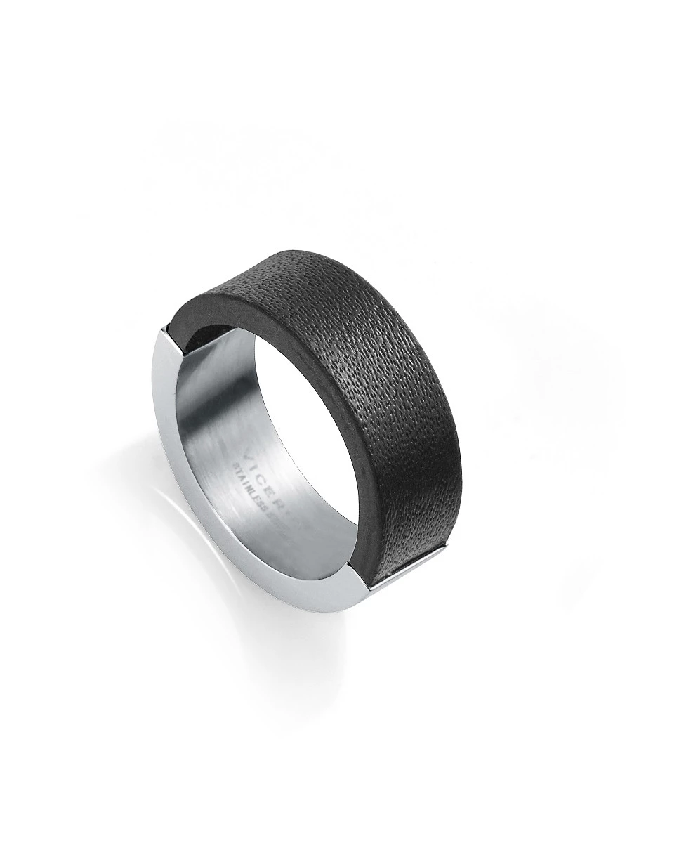 VICEROY AIR Stainless Steel Men's Ring - Silver Gray Rotating Band Design, Size 22, AIR Collection - View #14