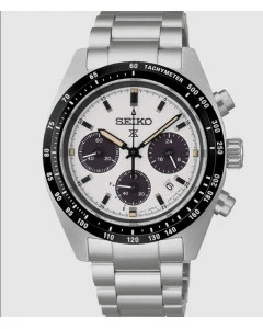 Reloj Seiko SSC961P1 Prospex speedtimer blanco solar unisex