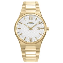 Reloj Sandoz 83013-83 swiss made dorado hombre
