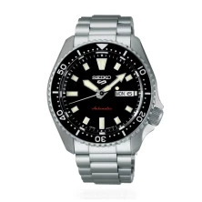 Reloj Seiko SRPL85K1 5 Sports SKX Street Style esfera negra