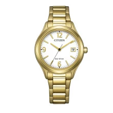 Reloj Citizen FE6122-64A dorado esfera blanca mujer