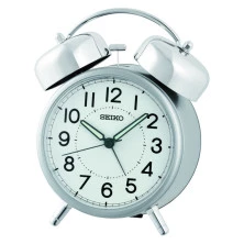 Reloj Seiko despertador campana QHK063S plateado