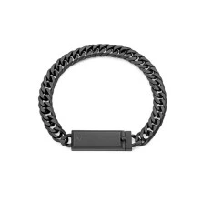 Viceroy pulsera acero negro 15213P01010 hombre