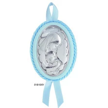 Medallón cuna virgen niño musical 51810-1