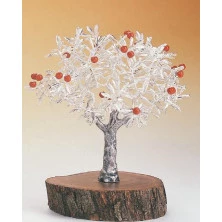 Naranjo árbol plateado decoración