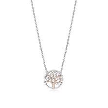 Colgante arbol vida bicolor 85028c100-30 joyas Viceroy plata mujer