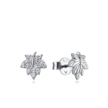 Viceroy pendientes hojas 85026e000-30 plata mujer