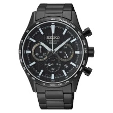 ssb415p1 Seiko Neo Sports reloj negro crono hombre