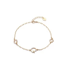 Viceroy pulsera 13087p100-30 plata estrella luna mujer