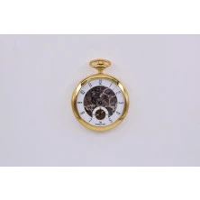 Reloj de bolsillo Minister 9122 dorado numeros arabigos small second