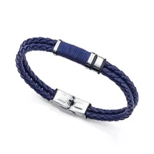 Pulsera Viceroy piel 14129P01013 azul hombre