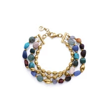 Viceroy pulsera 14276P01016 dorado piedras colores mujer