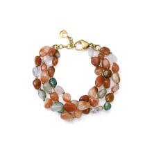 Viceroy pulsera 75410P01011 dorado piedras naturales mujer